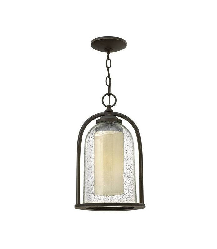 1 Light Outdoor Ceiling Chain Lantern Oil Rubbed Bronze, E27