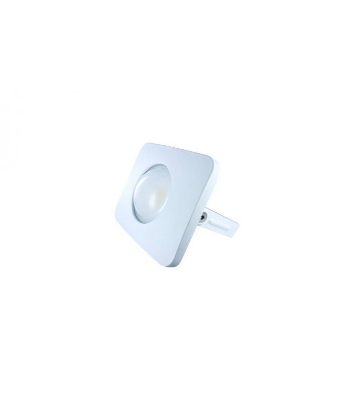LED Floodlight 10W 4000K 900lm Matt White IP65