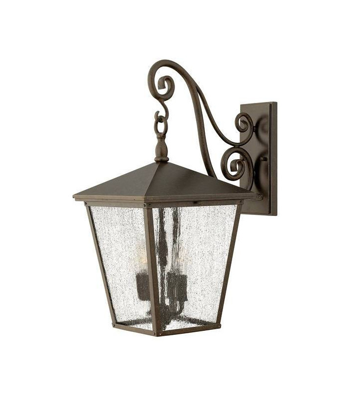 4 Light Outdoor Large Wall Lantern Light Regency Bronze IP44, E14