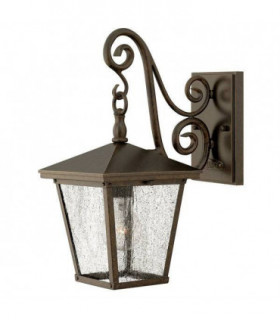 1 Light Outdoor Small Wall Lantern Light Regency Bronze IP44, E27