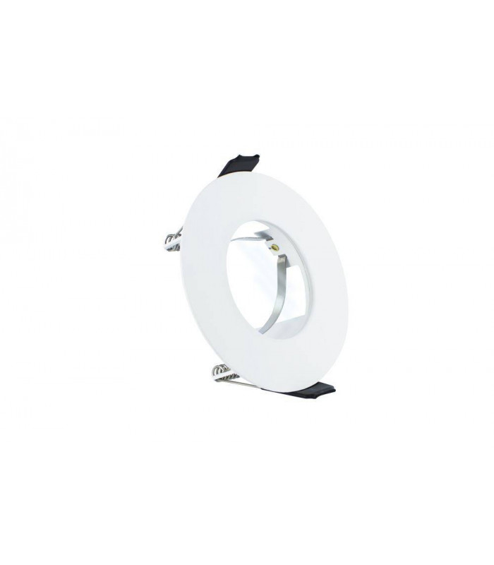 LED IP65 Fire Rated Downlight Recessed Spotlight GU10 Holder Matt White IP65