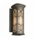 1 Light Outdoor Medium Wall Lantern Light Olde Bronze IP44, E27