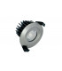 LED IP65 Fire Rated Downlight Recessed Spotlight 6W 3000K 430lm Dimmable bezel Satin Nickel IP65