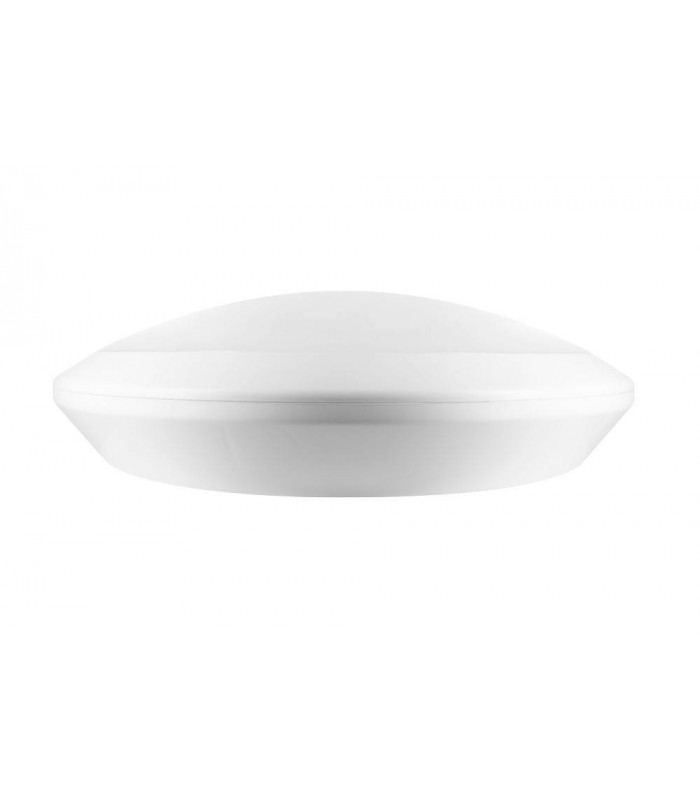 LED Flush Ceiling Light Bulkhead 24W 4000K 2500lm IK10 Matt White IP66