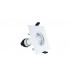 LED Fire Rated Static Downlight Recessed Spotlight Square GU10 Holder Matt White IP65
