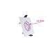 LED Fire Rated Static Downlight Recessed Spotlight Square GU10 Holder Matt White IP65