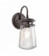 1 Light Outdoor Medium Wall Lantern Light Architectural Bronze IP44, E27