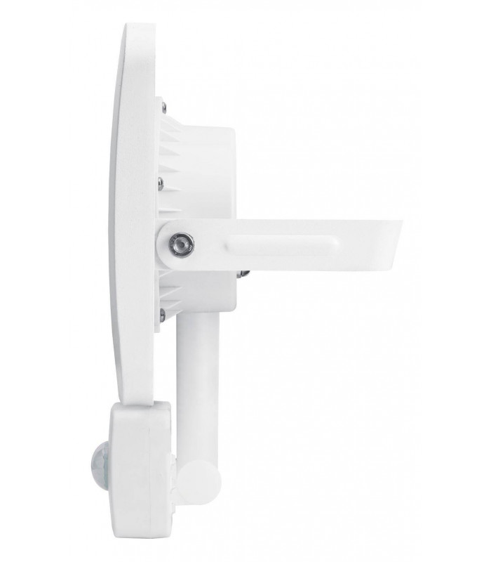 LED Floodlight 50W 4000K 4500lm PIR Sensor Matt White  IP64