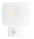 LED Floodlight 50W 4000K 4500lm PIR Sensor Matt White  IP64