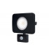 LED Floodlight 50W 4000K 4500lm PIR Sensor Matt Black  IP64