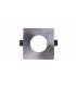 LED Fire Rated Static Downlight Recessed Spotlight Square GU10 Holder Satin Nickel IP65