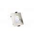 LED Fire Rated Static Downlight Recessed Spotlight Square GU10 Holder Satin Nickel IP65