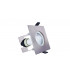 LED Fire Rated Static Downlight Recessed Spotlight Square GU10 Holder Bracket Satin Nickel IP65