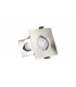 LED Fire Rated Static Downlight Recessed Spotlight Square GU10 Holder Bracket Satin Nickel IP65