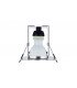LED Fire Rated Static Downlight Recessed Spotlight Square GU10 Holder Bracket Satin Nickel IP65