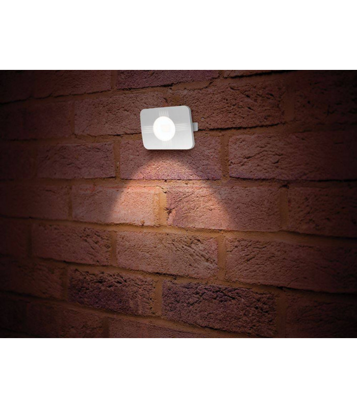 LED Floodlight 20W 4000K 1800lm Matt White  IP65