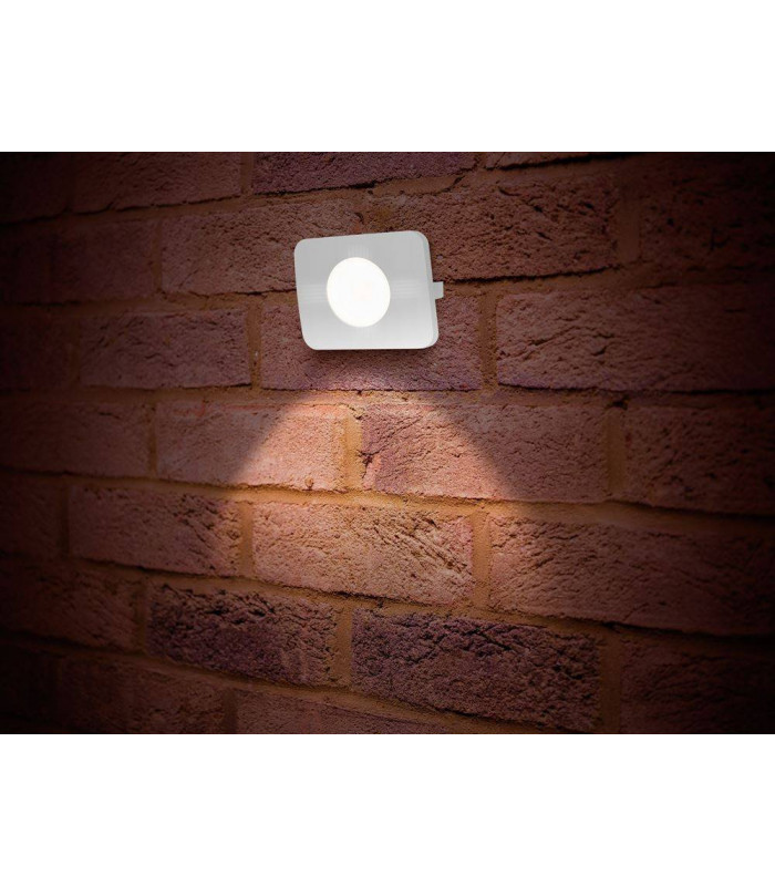LED Floodlight 30W 4000K 2700lm Matt White  IP65