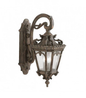 3 Light Outdoor Large Wall Lantern Light Londonderry IP44, E14
