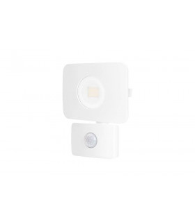 LED Floodlight 20W 4000K 1800lm PIR Sensor Matt White  IP64