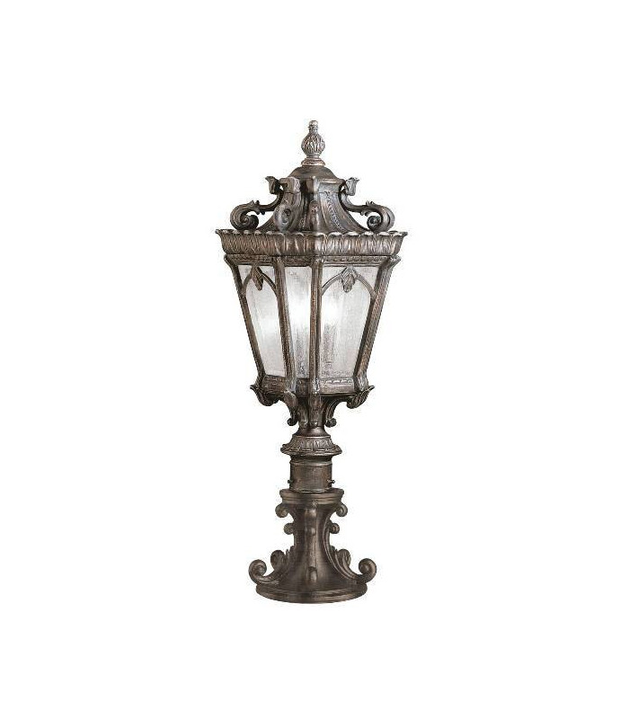 3 Light Large Outdoor Pedestal Light Londonderry IP44, E14