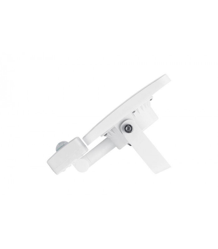 LED Floodlight 30W 4000K 2700lm PIR Sensor Matt White  IP64