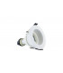 LED Fire Rated Downlight Recessed White GU10 Holder Matt White IP65