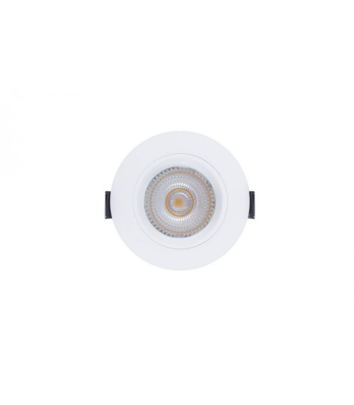 LED Fire Rated Downlight Recessed White GU10 Holder Matt White IP65