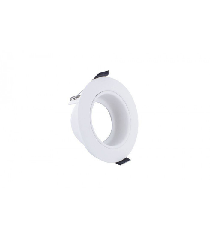 LED Fire Rated Downlight Recessed White GU10 Holder Matt White IP65
