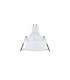 LED Fire Rated Downlight Recessed White GU10 Holder Matt White IP65