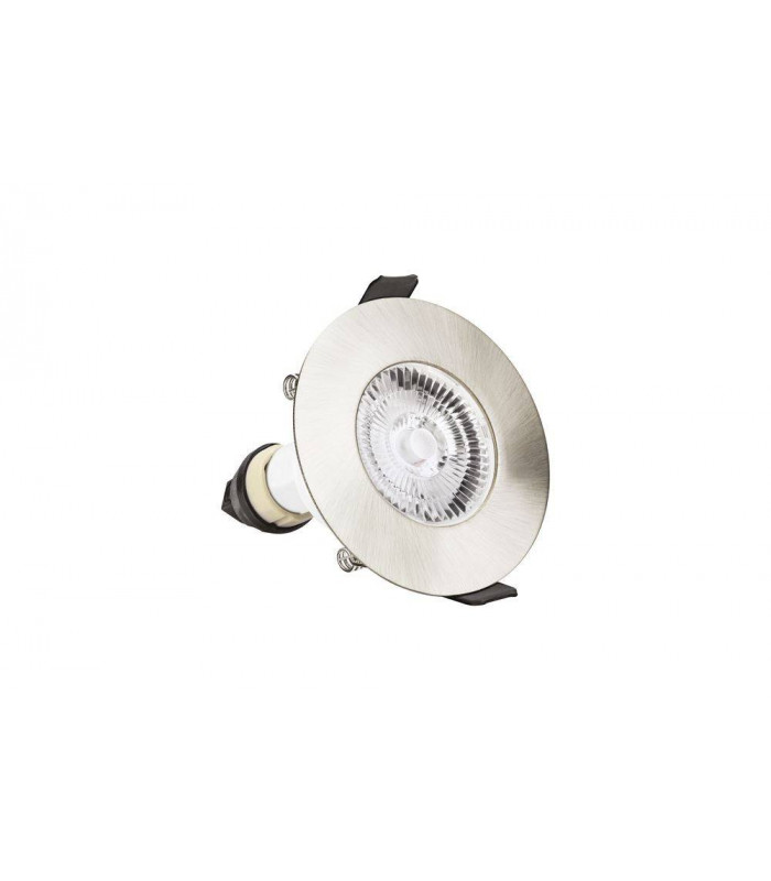 LED Fire Rated Downlight Recessed Satin Nickel GU10 Holder Satin Nickel IP65