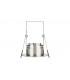 LED Fire Rated Downlight Recessed Insulation Guard / GU10 Holder Satin Nickel IP65