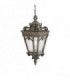 3 Light Large Outdoor Ceiling Chain Lantern Londonderry, E14