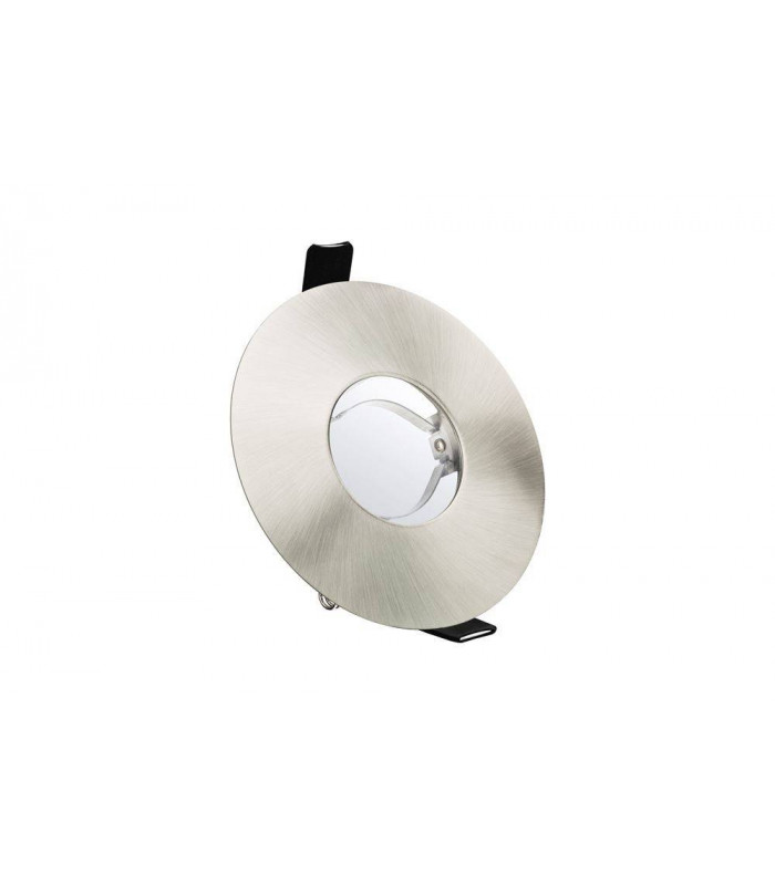 LED Fire Rated Downlight Round Satin Nickel GU10 Holder Satin Nickel IP65