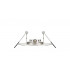 LED Fire Rated Downlight Round Satin Nickel GU10 Holder Satin Nickel IP65