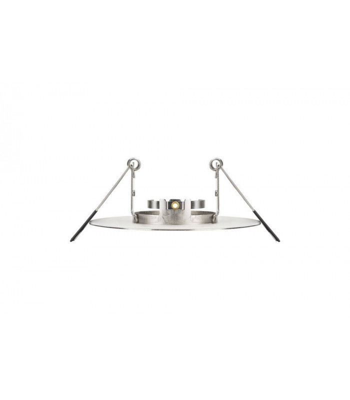 LED Fire Rated Downlight Round Satin Nickel GU10 Holder Satin Nickel IP65