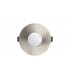 LED Fire Rated Downlight Round Satin Nickel GU10 Holder Satin Nickel IP65