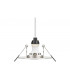 LED Fire Rated Downlight Round Satin Nickel GU10 Holder Satin Nickel IP65