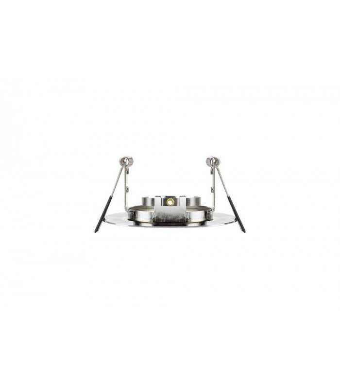 LED Round Fire Rated Downlight Round Polished Chrome GU10 Holder Polished Chrome IP65