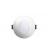 LED Round Fire Rated Downlight Round Polished Chrome Insulation Guard IP65, GU10