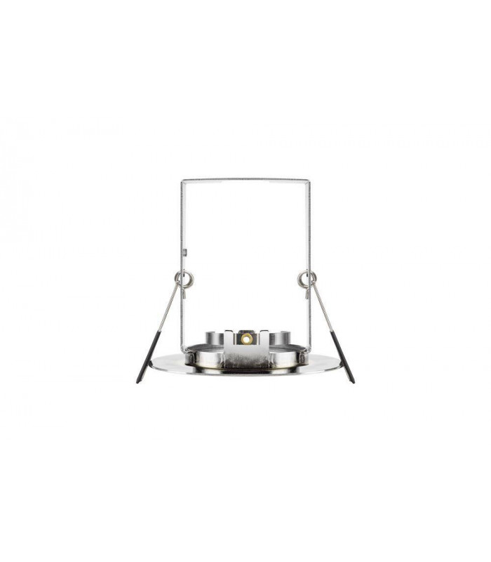 LED Round Fire Rated Downlight Round Polished Chrome Insulation Guard IP65, GU10