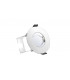 LED Round Fire Rated Downlight Round Polished Chrome Insulation Guard IP65, GU10