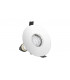 LED Round 70 100mm cut out Fire Rated Downlight Polished Chrome IP65, GU10