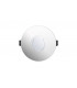 LED Round 70 100mm cut out Fire Rated Downlight Polished Chrome IP65, GU10