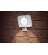 LED Floodlight 50W 4000K 4500lm PIR Sensor / Override Matt White IP64