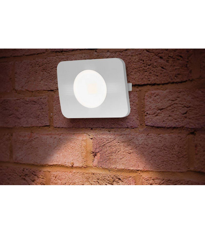 LED Floodlight 50W 3000K 4500lm Matt White IP65