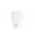 LED Floodlight 20W 3000K 1800lm PIR Sensor / Override Matt White IP64