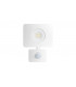 LED Floodlight 20W 3000K 1800lm PIR Sensor / Override Matt White IP64