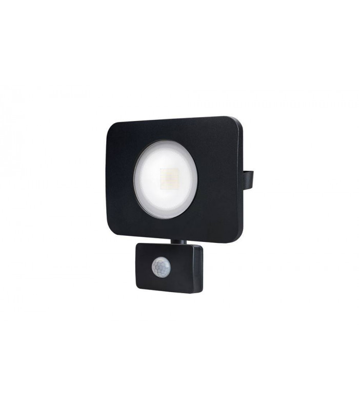 LED Floodlight 50W 3000K 4500lm PIR Sensor / Override Matt Black IP64