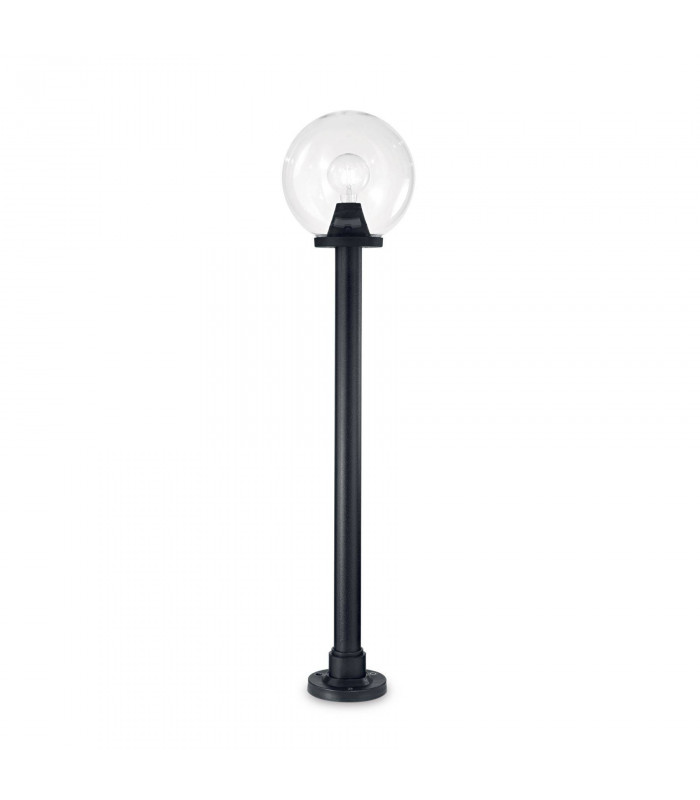 1 Light Outdoor Bollard Light Trasparent IP44, E27