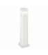1 Light Outdoor Bollard Light White IP44